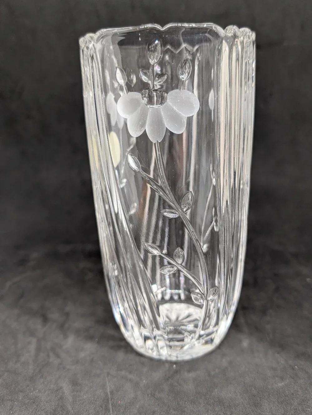 Vtg PRINCESS HOUSE # 886 LEAD CRYSTAL VASE BRAND NEW IN BOX